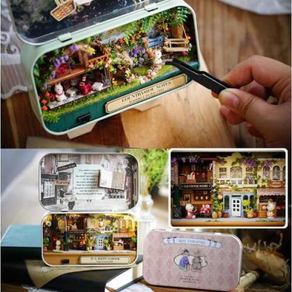 In a Happy Corner - DIY Box Theatre Miniatures