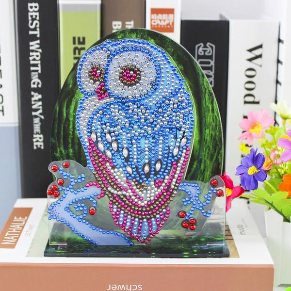 Owl - DIY Diamond Painting Table Decoration