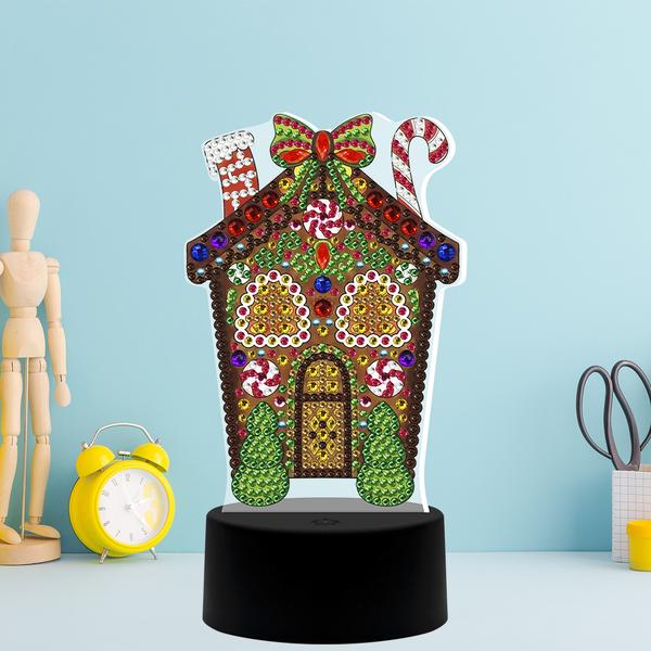 Ginger Bread House - DIY Diamond Painting Table Decoration