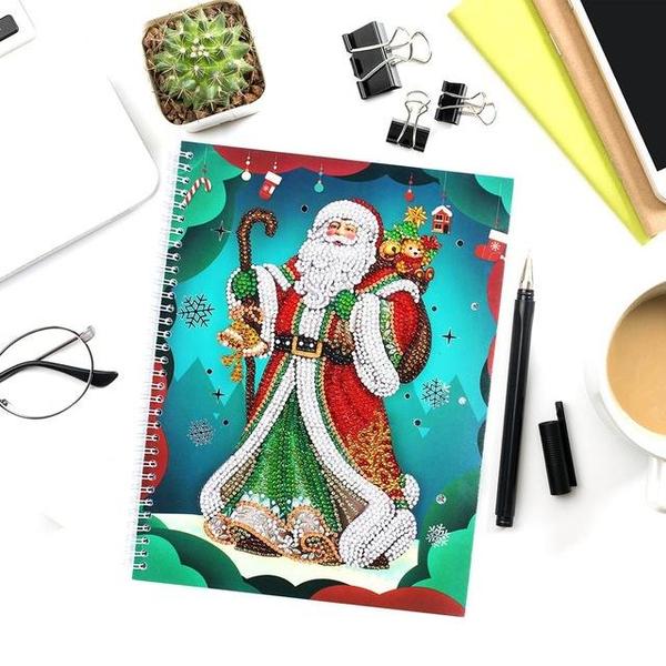 Santa Claus - DIY A5 Notebook Diamond Painting