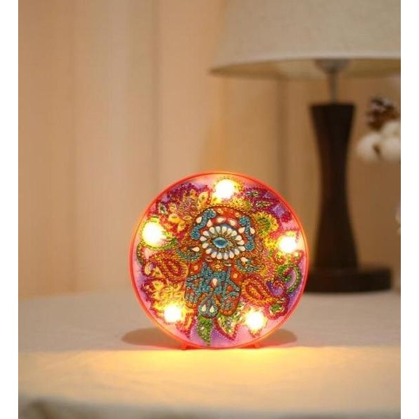 Mandala Eye - DIY Diamond Painting LED Lamp