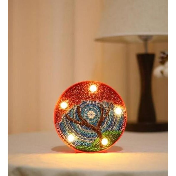 Mandala Tree - DIY Diamond Painting LED Lamp