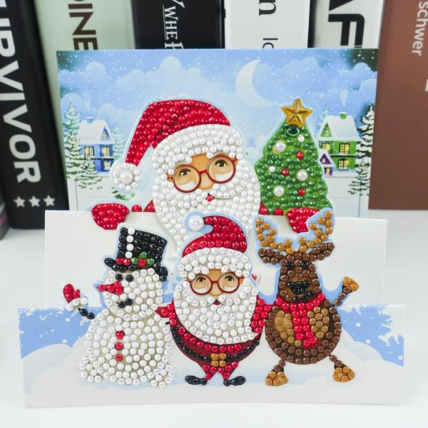 Santa's Workers - Diamond Painting Folding Card
