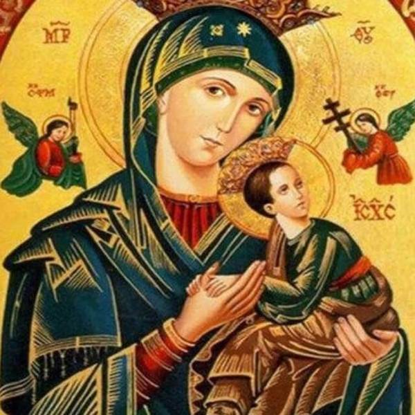 Virgin Mary and Jesus Christ - DIY Diamond Painting