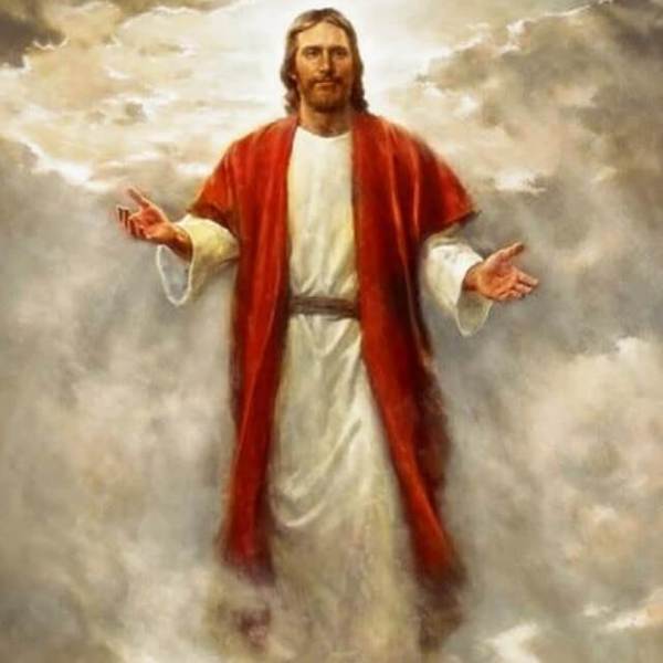 Jesus Christ in Clouds #1 - DIY Diamond Painting