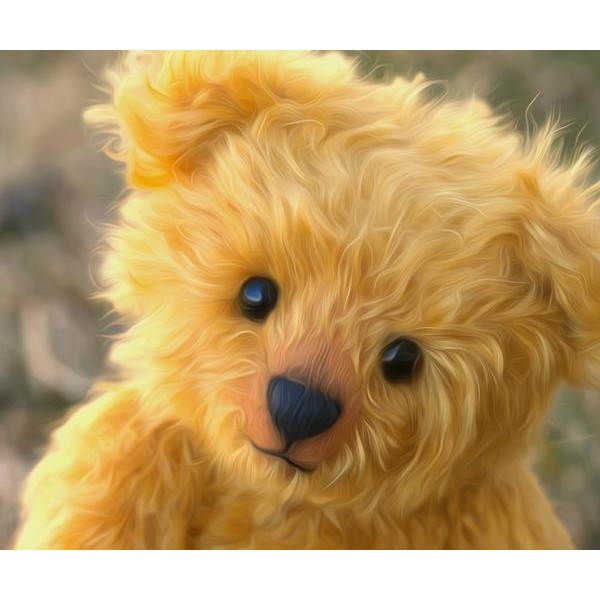 Happy Teddy - DIY Diamond Painting