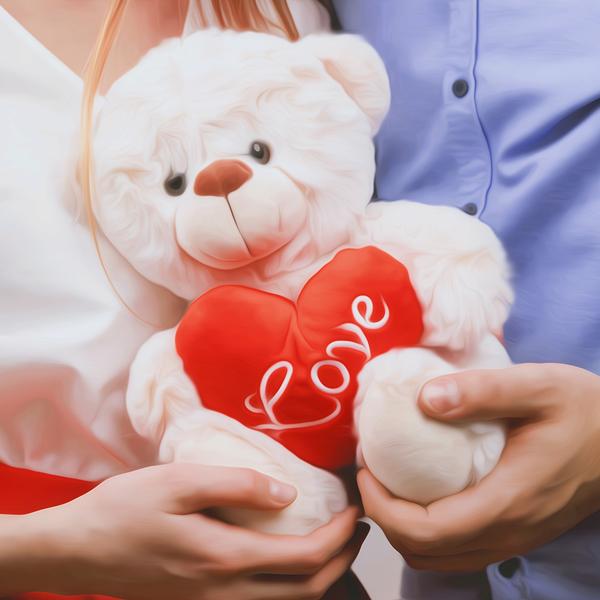 Teddy Bear Love - DIY Diamond Painting