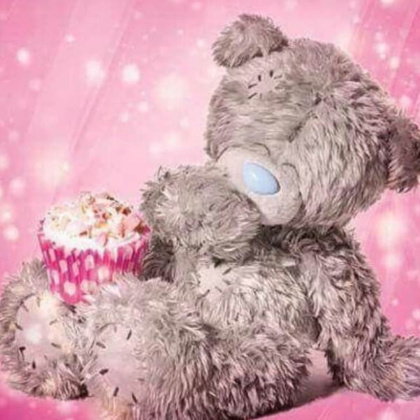 Teddy bear Eating Popcorn - DIY Diamond Painting