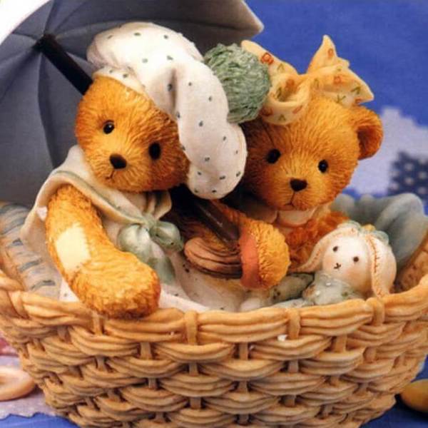 Couple Teddy Bears - DIY Diamond  Painting