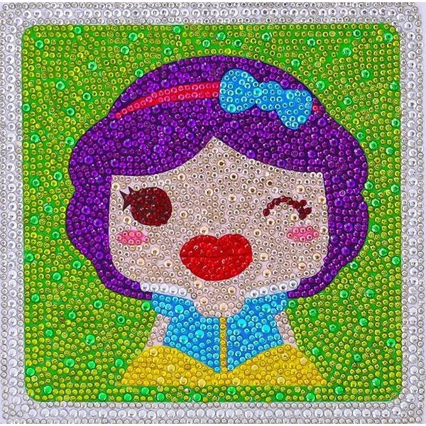 Snow White - DIY Diamond Painting for Kids