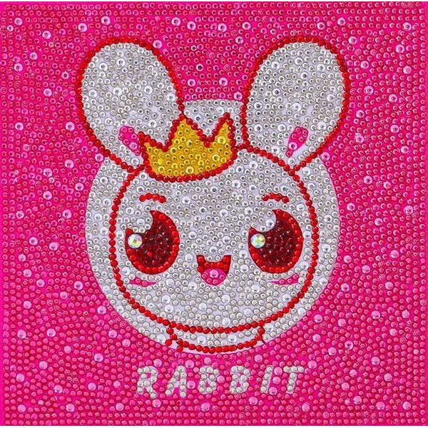 Happy Rabbit - DIY Diamond Painting for Kids