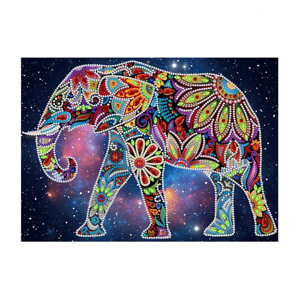 Elephant - DIY Diamond Painting Glow in the Dark