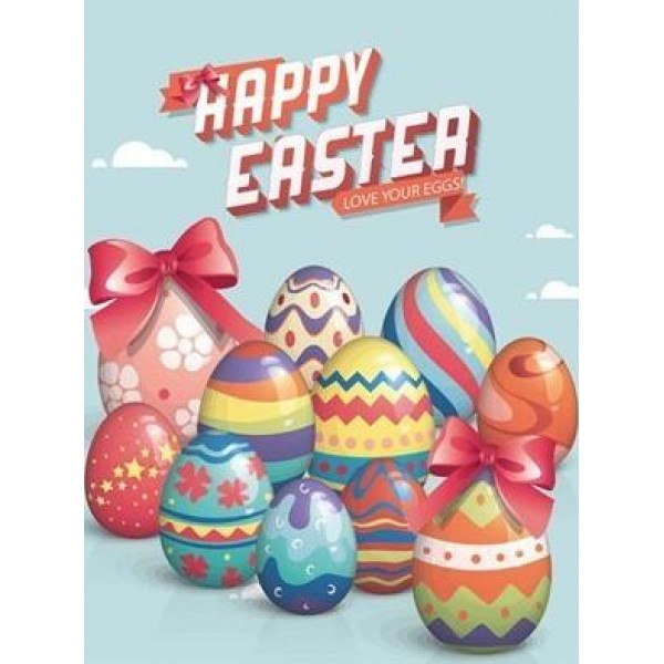 Happy Easter Love Your Eggs - DIY Diamond Painting