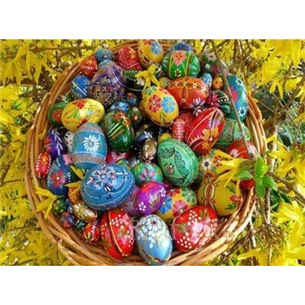 Painted Easter Eggs - DIY Diamond Painting