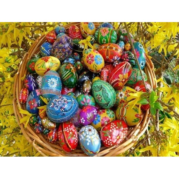 Easter Eggs #2 - DIY Diamond Painting