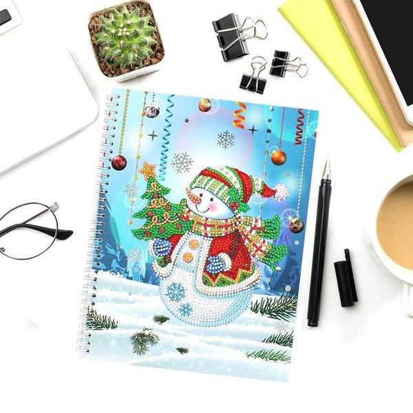 Snowman - DIY A5 Notebook Diamond Painting