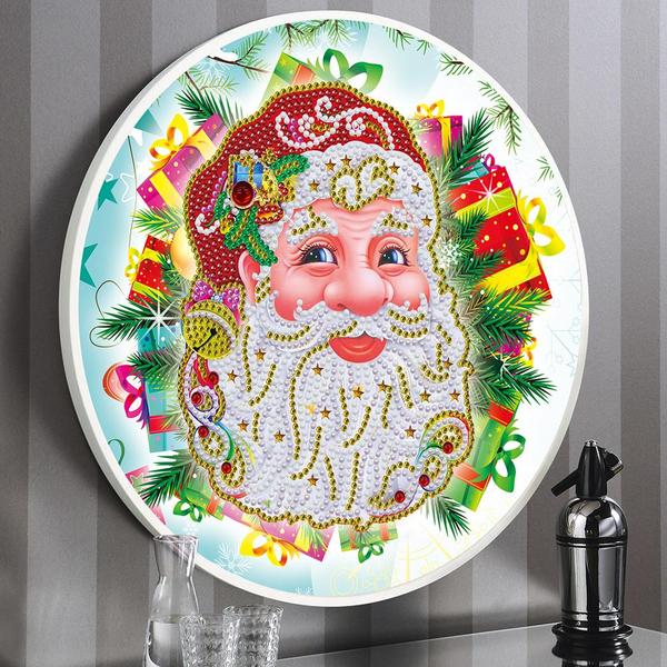 Santa Claus Diamond Painting Christmas Ornament
