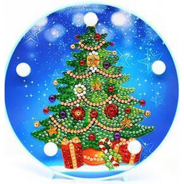 Christmas Tree - DIY Diamond Painting LED Lamp