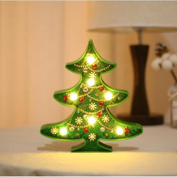 Christmas Tree - DIY Diamond Painting LED Lamp