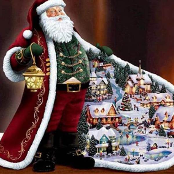 Santa Village - DIY Diamond Painting