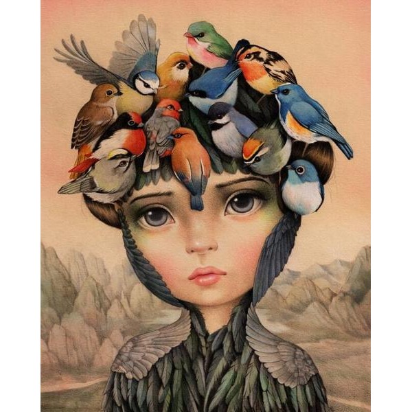 Bird Protector - DIY Diamond Painting