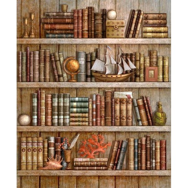 Book Shelf - DIY Diamond Painting