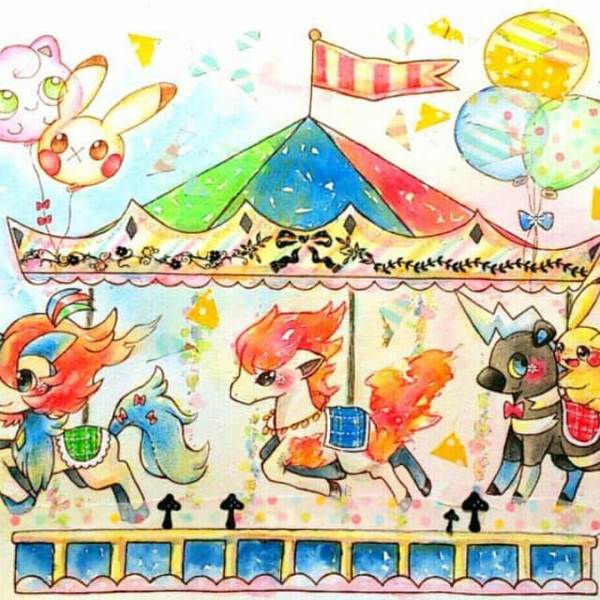 Pokemon Carousel - DIY Diamond Painting