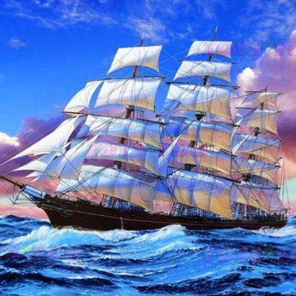 Sailing Ship - DIY Diamond Painting
