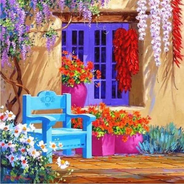 Mediterranean landscape #15 - DIY Diamond Painting
