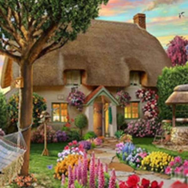 Modern Nipa Hut - DIY Diamond Painting