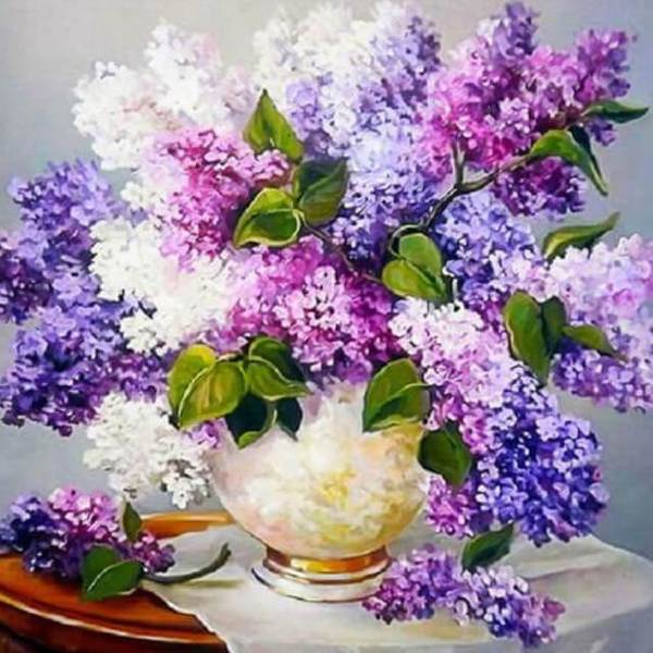 Hydrangea Flower - DIY Diamond Painting