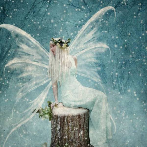 Fairy in Snow - DIY Diamond Painting