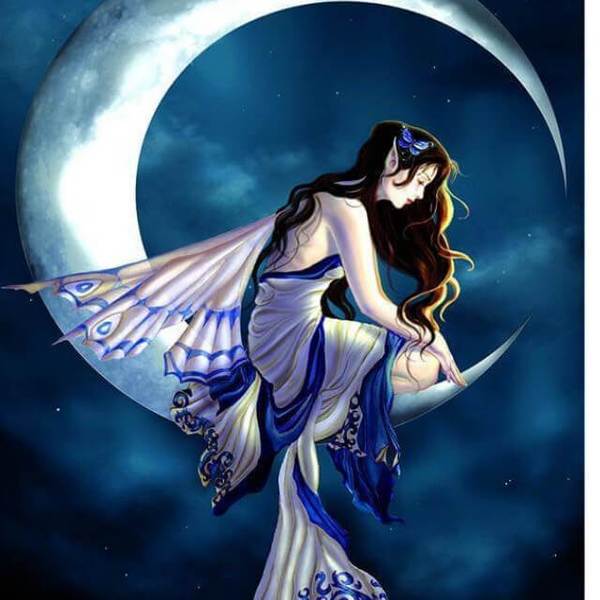 Fairy Moon Goddess - DIY Diamond Painting