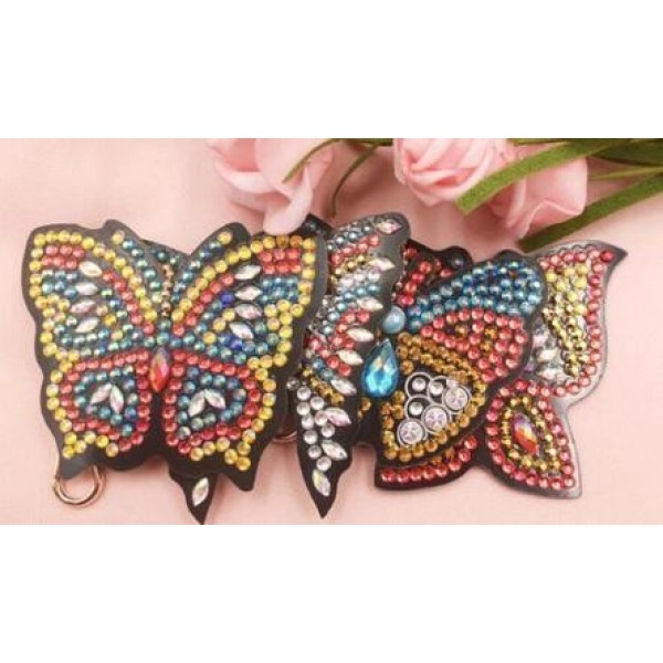 Butterfly (5pcs) - DIY Diamond Painting Keychain