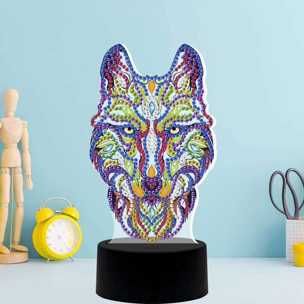 Wolf - DIY Diamond Painting Table Decoration