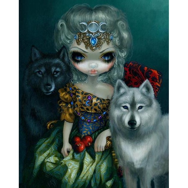 Gothic Wolf Queen - DIY Diamond Painting