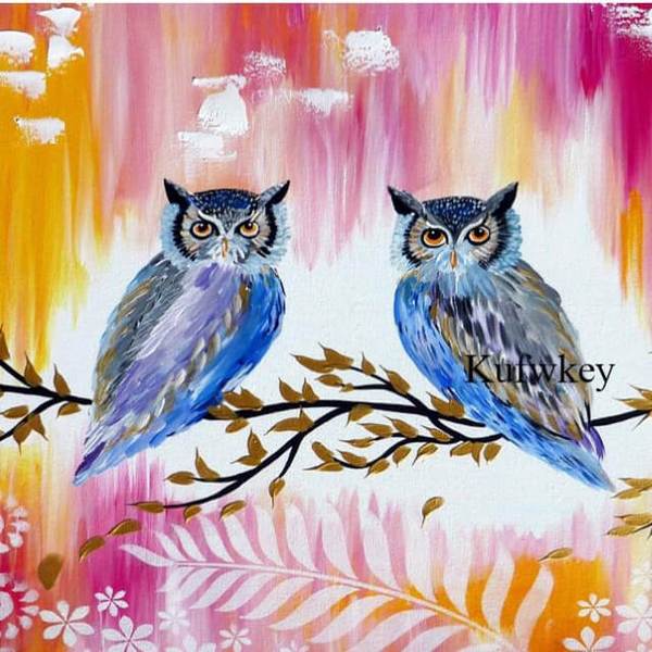 Couple Owls - DIY Diamond Painting