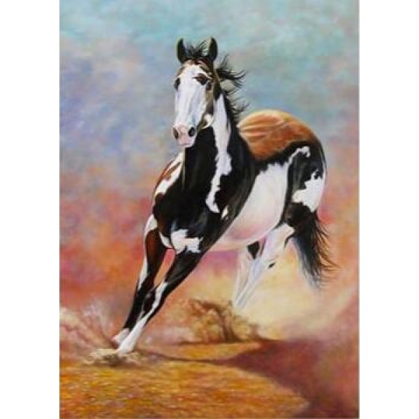 Black and White Horse - DIY Diamond Painting