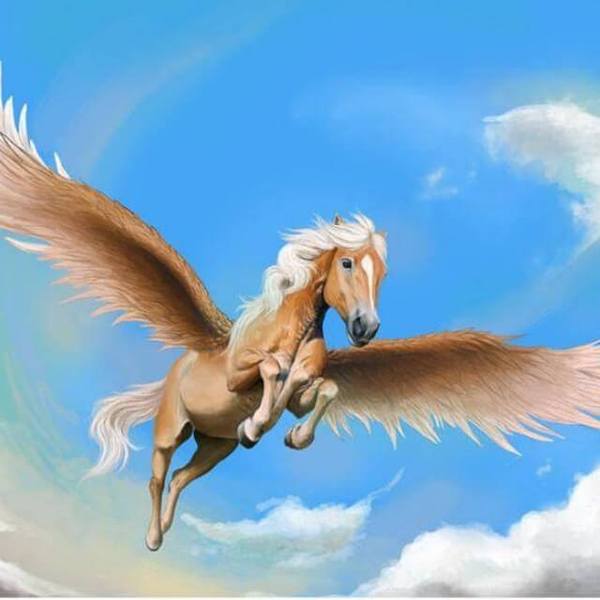 The Flying Horse - DIY Diamond Painting