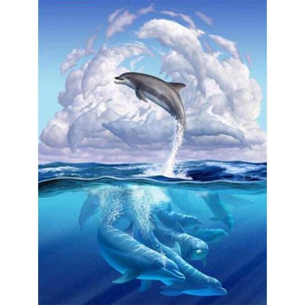 Dolphins - DIY Diamond Painting