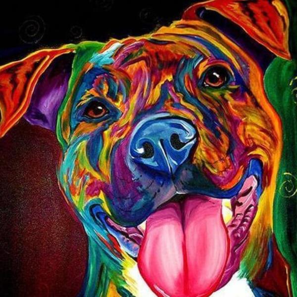 Dog Pop Art #1  - DIY Diamond  Painting
