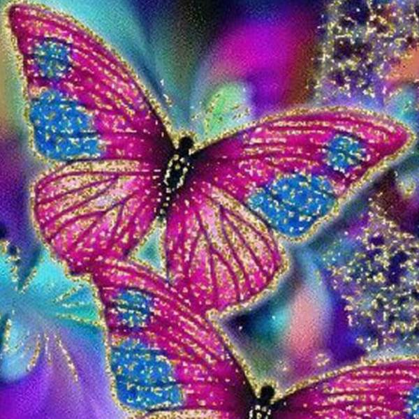 Glittering Butterfly - DIY Diamond Painting