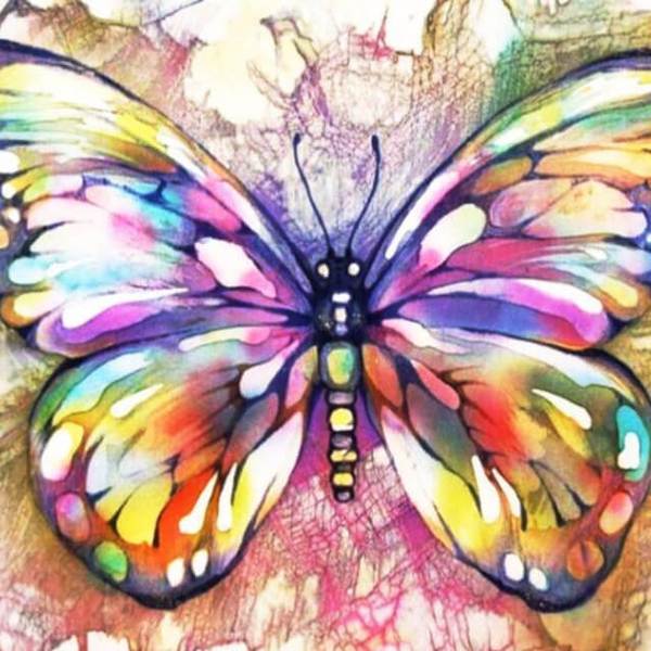 Mosaic Butterfly #4 - DIY Diamond Painting