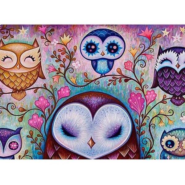 Owls Artwork - DIY Diamond Painting