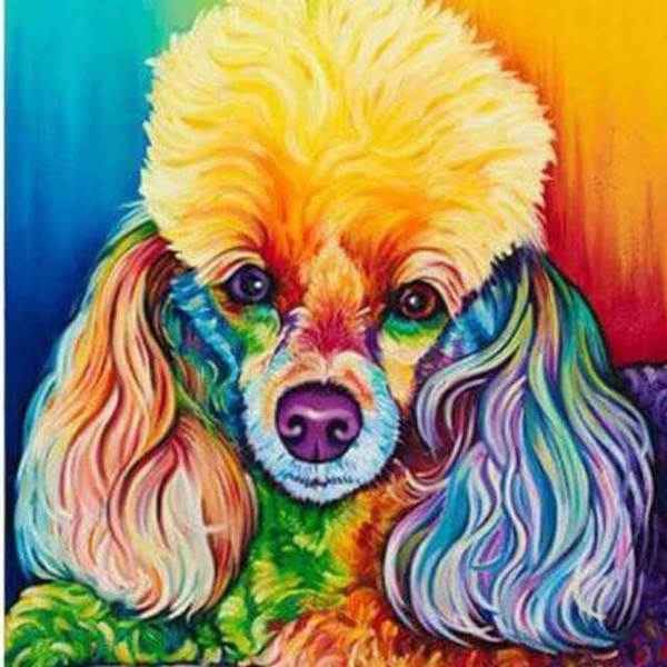 Dog Pop Art #7 - DIY Diamond Painting