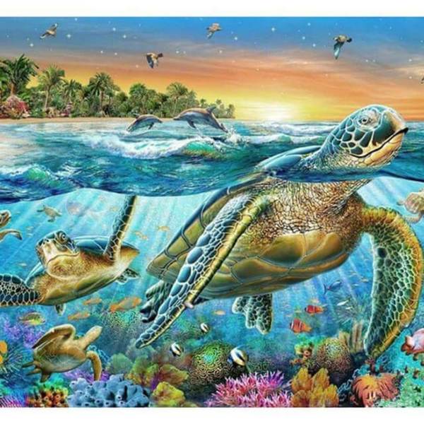 Sea Turtle -  DIY Diamond Painting