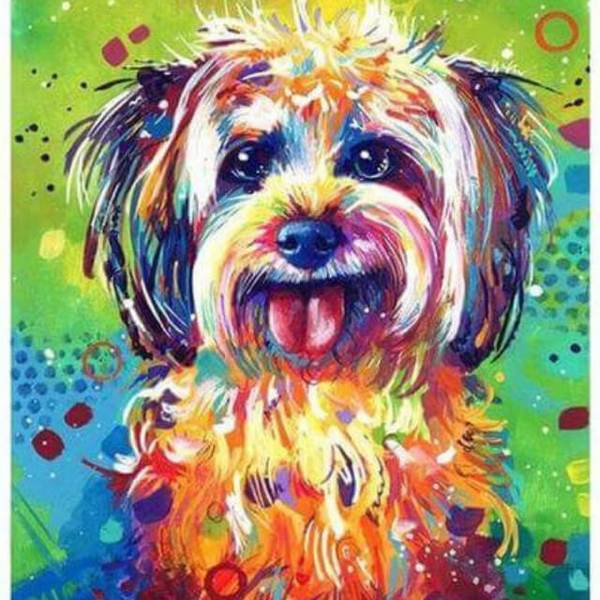 Dog Pop Art #11 - DIY Diamond Painting