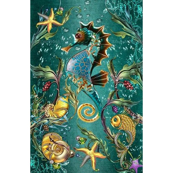 Seahorse - DIY Diamond Painting